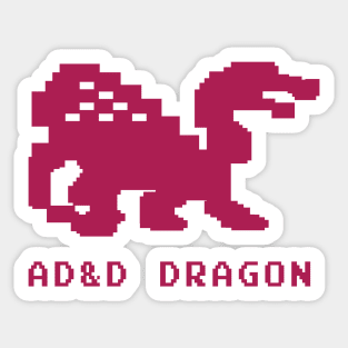 Bad Dragon (red) Sticker